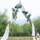 Yannew Artificial Flower Arch Kit for Wedding, Eucalyptus Garland.