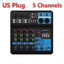 4 - Way Mixer Audio Professional Sound With Card Effects Processor Pro Equipment Mixing Console Usb Portable Video Consumer
