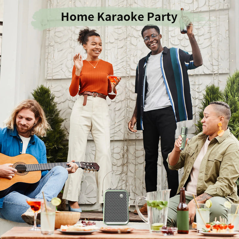 Divoom SongBird-HQ Portable Bluetooth Speaker 50W Powerful Sound with Karaoke Microphone Voice Change Mode