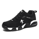 Outdoor Men's Running Sneakers. Comfortable Leather Mesh Walking Shoes Male Jogging Trainers.