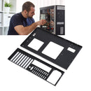 DIY Computer Open Chassis Frame Computer Open Case Rack Cable Routing Holes  Steel Plate Stable for M ATX Motherboard