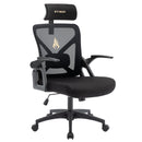Office Chair With Adjustable Headrest, Armrests, Lumbar Support, Ergonomic Office Chair, Rotating Rocker Function, - Symino