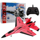 Foam Aircraft SU-35 Plane 2.4G Radio Control Glider Remote Control Fighter Plane Glider Airplane Foam Boys Toys for Children. - RC