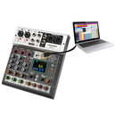 FREEBOSS 99 Effect 4 Channel Mixing Console 48V Bluetooth Sound Audio DJ Mixer USB Play PC Record for Karaoke Home Party AM-UT1