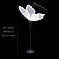 60/80/100cm Wedding Butterfly Floor lamp Creative Butterfly Ceiling Lamp Butterfly Hanging Decoration Prop for Wedding Christmas