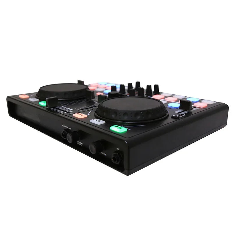 Smart Mobile Phone DJ Dish Adjuster MIDI Controller Computer Multifunction Built-in Sound Card Playing Audio Adjustment Players