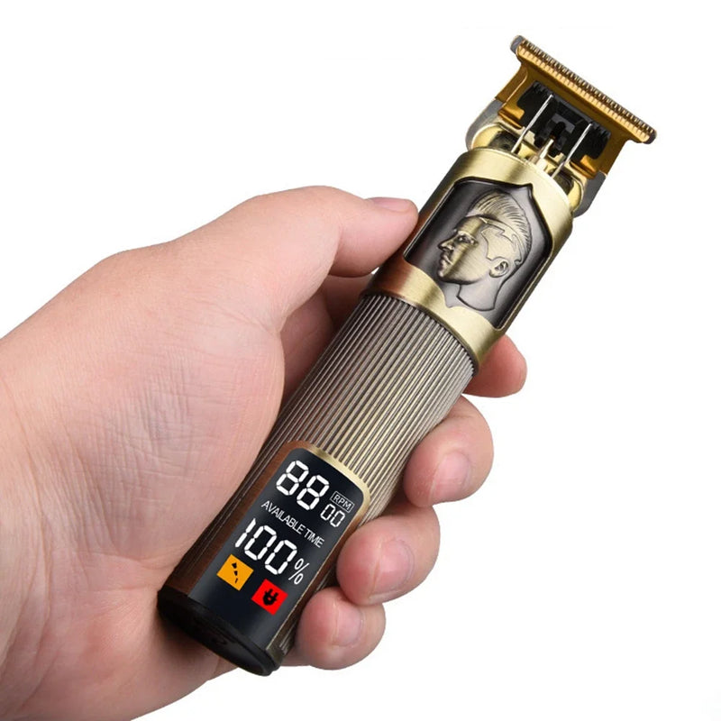 Hair Clipper Shaving, Hair Trimming, Hair Trimming, Electric Shaver, Boyfriend, Gift Barber, Clippers. - Three-speed Variable Gear T9