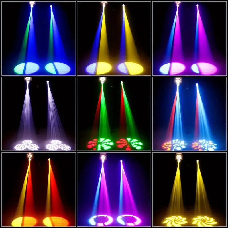 Baisun 80W Professional LED Stage Light DMX 512 Sound Control DJ Party Disco Light Wedding Party Birthday Ambient Light Christma