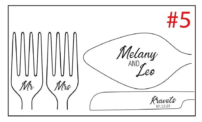 Personalized Wedding Cake Cutting Set, Custom Engraved Gifts,