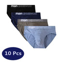 10 Pcs/Lot Men's Briefs Underwear Letter Comfortable Panties Shorts Sexy Boxer Shorts Gifts for Man Underpants - BUY ABROAD NOW
