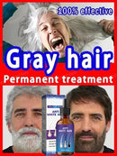 White Hair Care - Grey hair Serum White hairs essence Anti-gray hair, regrow black hairSerum White hairs essence Anti-gray hair,