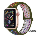Sport Strap for Apple Watch Band 46mm 44mm 40mm 42-38-41mm 45mm Breathable Bracelet iWatch Series 10 9 8 7 6 SE 5 3 Ultra 2 49mm