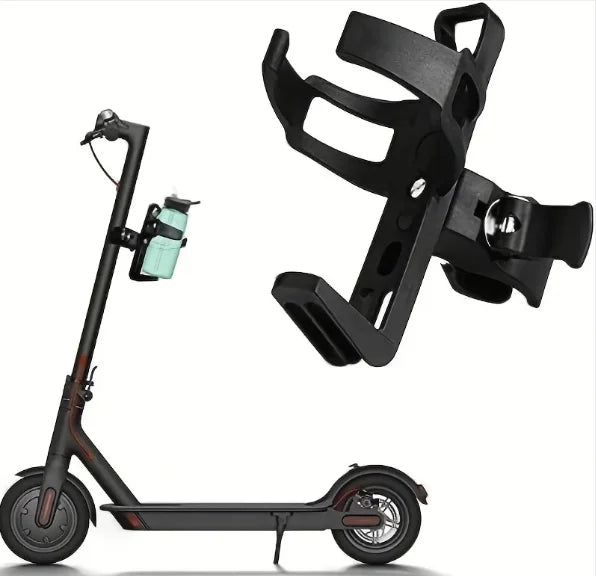 Rotating bottle cage for mountain bikes, electric scooters and more