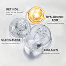 YOUNGCOME Collagen, Retinol & Hyaluronic Acid Cream - Anti-Aging Face Moisturizer for Face, Firming Set of 2