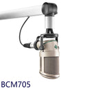BCM 705 bcm705 classic Large Diaphragm Condenser Capsule Microphone Professional Broadcast Mic For Radio Announcers and DJ