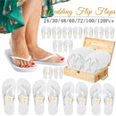 Wedding flip flops for guests, hotel spa wedding sandals, slippers