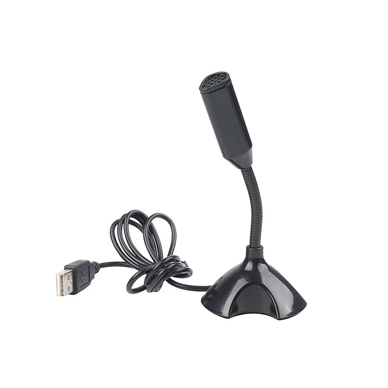 USB Microphone Computer Microphone KTV Voice Laptop Black White