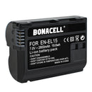 Camera Battery For Nikon DSLR D600 D610 D800 D800E D810 D850 D7000 D7100 D7200 L50. - 7V 2800mAh EN-EL15 ENEL15 EN EL15