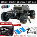 Remote Control Car Off Road 4x4 RC High Speed Buggy Truck Super Brushless 50 or 80KM/H Fast Drift Racing Toy Kids Adults. - 4WD