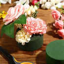 10Pcs 11.5cm Round Floral Foam Bricks for Wedding Party Table Arrangement Decoration Wet Foam Artificial Flower Mud Home Garden