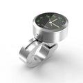 7/8" Motorcycle Handlebar Schedule Bike Hand Grip Bar Mount Aluminum Alloy Dial Clock Waterproof for Scooter Bicycle Motor ATV