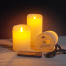 Flameless LED Candles, USB Rechargeable, with Remote Control