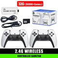 M15 4K TV Game Stick 64GB Built-in 3/40000+ Retro Games Console with Wireless Gamepads, Supports 20+ Simulators for HD TV Gaming