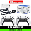 M15 4K TV Game Stick 64GB Built-in 3/40000+ Retro Games Console with Wireless Gamepads, Supports 20+ Simulators for HD TV Gaming