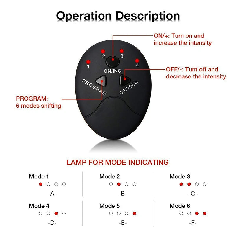 Electric body shaping device, wireless body massager