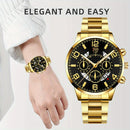 Hot Selling 10 Pcs/set Watches for Men, Watch for Men, Alloy Strap Wrist Watch for Men, Outdoor Style Watch for Men