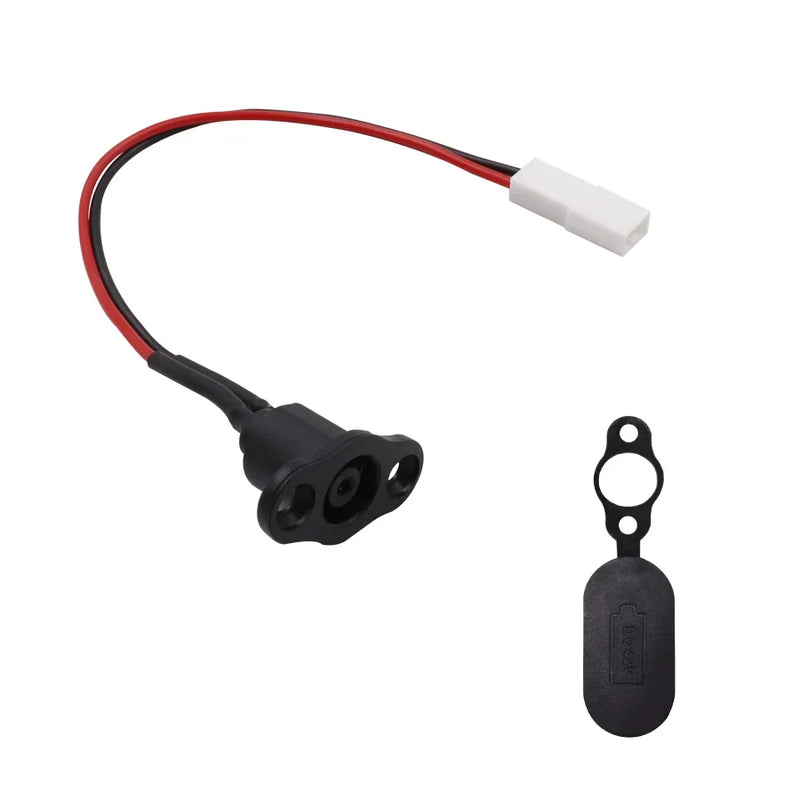 Charging Hole Waterproof Cover with Charging Cable Charging Port  For Xiaomi Mijia M365 Pro 1S Electric Scooter Accessories