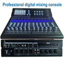 Paulkitson Digital Mixer 8-Channel Professional Audio Mixing Console Suitable For Stage Performance Sound Mixer