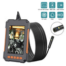 LCD Endoscope Camera with Dual Lens Borescope and 8 Lights, HD Inspection Camera