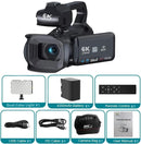 Câmera Camcorders 64MP Streaming Câmera 4.0"Touch Screen, Digital Video Câmeras Photography, YouTube Camcorder 6K Ultra HD. - KOMERY