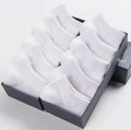 10/5Pcs Men Ankle Socks Solid Color Black White Gray Invisible Breathable Cotton Sports Socks Male Short Socks Women Men Sox