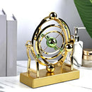 Celestial Orbit Pendulum Perpetual Motion Machine, Kinetic Art Desk Decor, Astronomy Model for Home Office, Rotating Sculpture