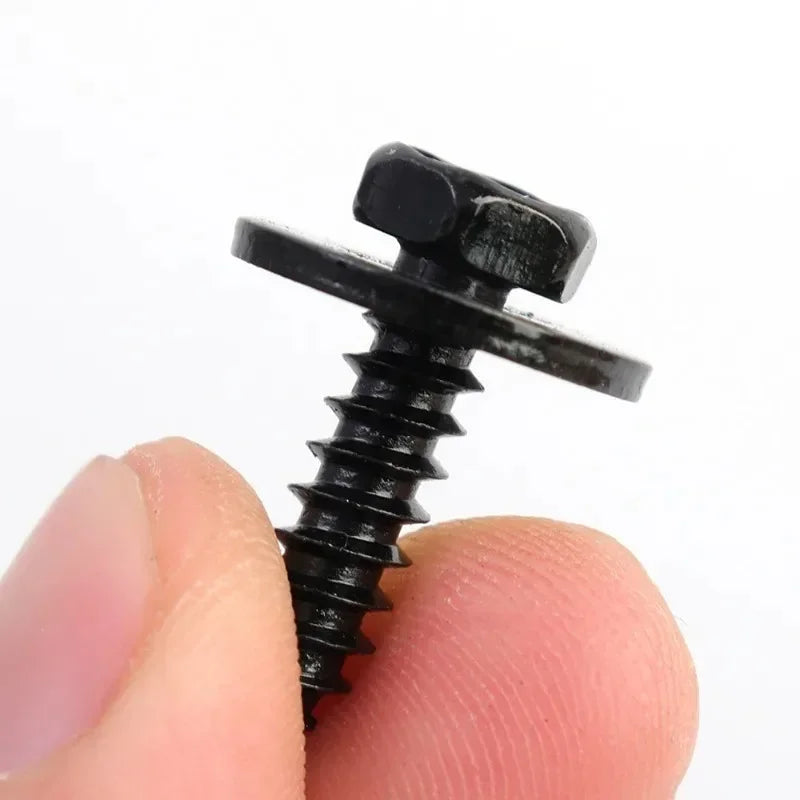 Nut/Screw Washers U-shape Clip for BMW E46 E92 E90 F10 Car Fender Bumper Cross Head Screws 40/20pcs