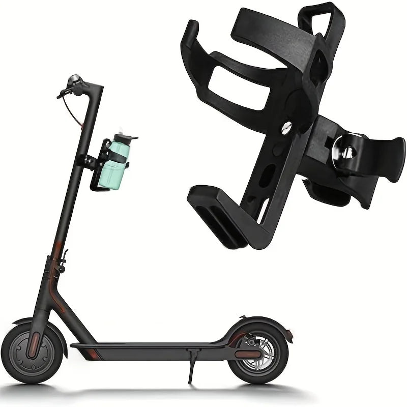 Rotating bottle cage for mountain bikes, electric scooters and more