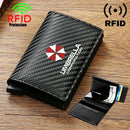 Anti-theft wallet, credit card, carbon fiber leather.