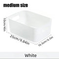 Desktop storage box cosmetics miscellaneous items snacks storage basket kitchen organizing box household drawer plastic storage