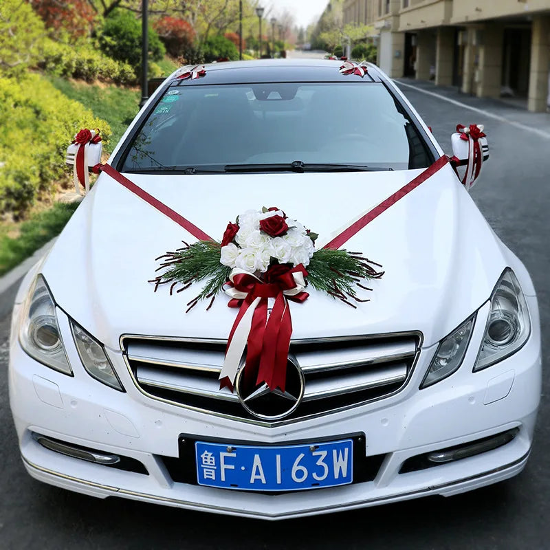 Artificial flowers for wedding decoration, cars, churches, forests, ceremonies, suites