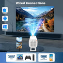 ISinbox V16 Smart Mini Projector Android13 Native P Support 1080P Video Beam Projector WiFi6 BT5.2 HDMI Portable Outdoor Cinema