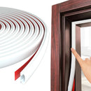 Window Dustproof Soundproof Bedroom Door Weather Sealing Strip 10*6mm Self Adhesive Anti-Collision Sound Insulation. - 6M/1Roll
