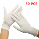 100PCS Disposable Nitrile Gloves Latex for Work Dish Washing Kitchen Garden Household Cleaning Hair Salon Powder Free Gloves - BUY ABROAD NOW