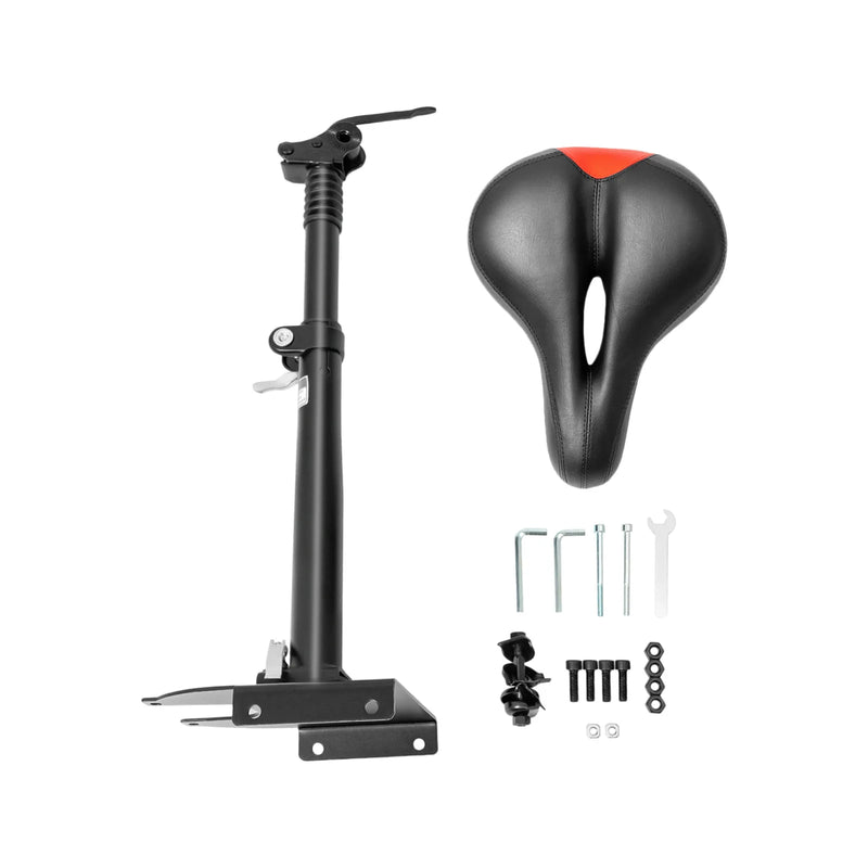 Adjustable Scooter Saddle with Shock-Absorbing Spring, Foam-Filled Seat, Foldable Design, Easy Installation for Xiaomi 365
