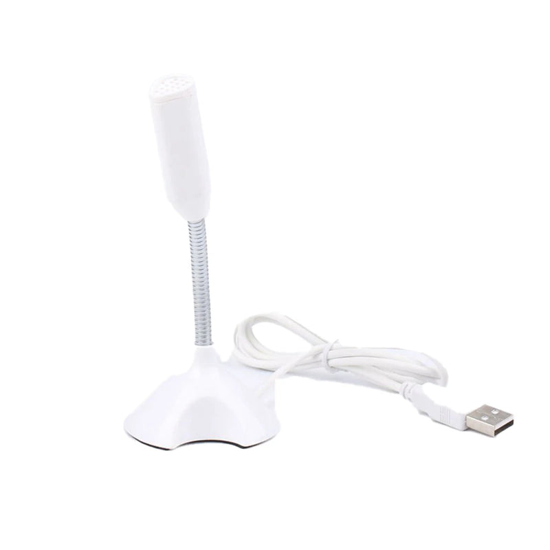 USB Microphone Computer Microphone KTV Voice Laptop Black White
