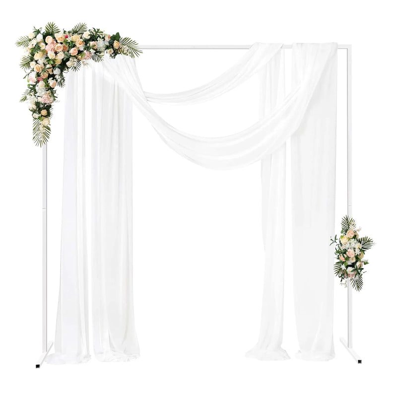 Square metal table arch for garden, indoor and outdoor, party decoration.