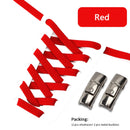 1Pair No Tie Shoe laces, Press Lock Shoelaces without ties Elastic Laces Sneaker Kids Adult 8MM Widened Flat Shoelace for Shoes