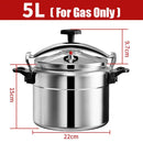 Cooker Pot Professional Pressure, Cooker Heavy-Duty Aluminum Explosion-Proof, Cooking Pots for Gas. - 3L/5L/7L
