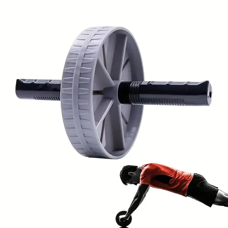 Abdominal Wheel Strong Load Bearing Non-slip Roller Strengthen Muscle Exercise Equipment Fitness Training Home Use Silent. - 1Pcs